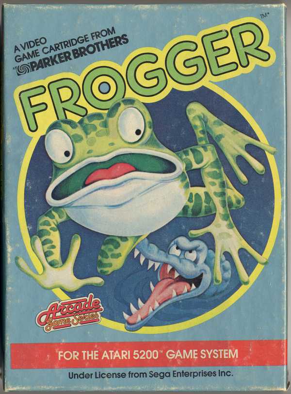 Frogger (1983) (Parker Bros) Box Scan - Front